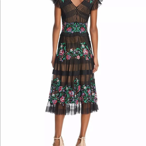 Gorgeous Tadashi shoji floral dress like new! - Picture 2 of 4